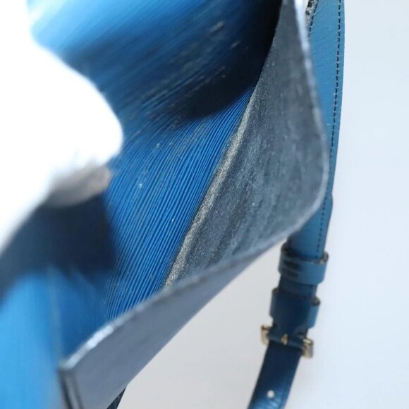 LOUIS VUITTON Epi Saint Cloud PM Shoulder Bag Blue M52195 LV Auth 142273 - Picture 10 of 16